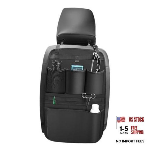 Car seat back organizer with - car,