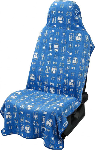 Microfiber car seat - microfiber, towel